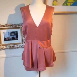 1920s inspired Banana Republic silk blouse. 16 NWT